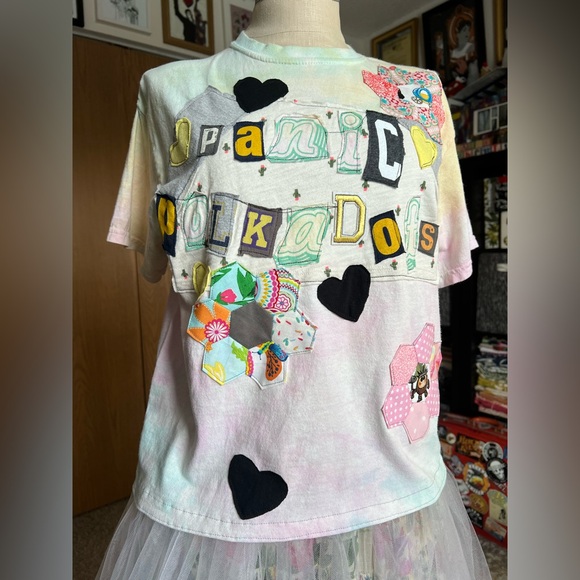 Ransom Note Tee Shirt - Sherbet Tie Dye - Picture 6 of 14